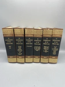 Eine Interpretation der englischen Bibel (6-bändiger Satz) von B. H. Carroll 1976 Vintage - Bild 1 von 24