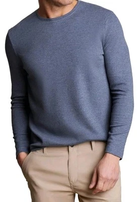 Camisa English Laundry Hombre Manga Larga Cuello Redondo, Azul, XXL Foto 1 de 4