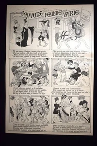 Spesso la donna cambia, di Malatesta Incisione del 1894 - Imagen 1 de 1