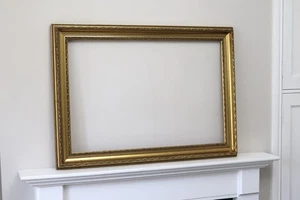 Vintage Gold Ornate Large Picture Frame Inner Size 20 x 30 in - Picture 1 of 13