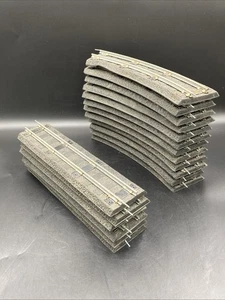 Vintage American Flyer Rubber Roadbed Train Track 12 Curved 6 Straight - Imagen 1 de 9