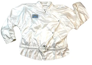 Rare Vintage 1980s Le Coq Sportif Lined Windbreaker Jacket Women's M - Bild 1 von 17