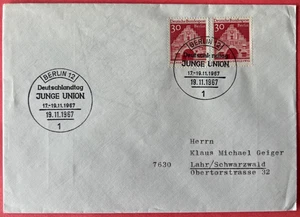 Brief, Mi. 275 MeF, Deutschlandtag JU, n Lahr, SST Berlin 1967 - Bild 1 von 1