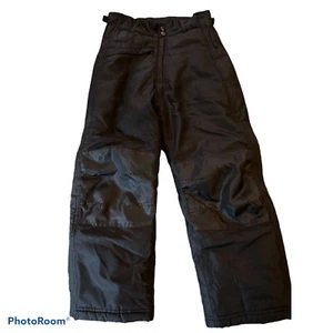 Arctic Quest Childrens Water Resistant Ski Snow Pant Black 7/8 - Picture 1 of 2