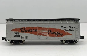 N Box Car Model Train Western Pacific W.P. #20802 Unbranded. - Picture 1 of 12