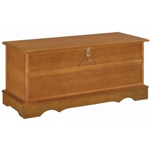 Coaster Paula Traditional Rectangular Wood Cedar Chest Natural Honey - Picture 1 of 10
