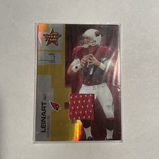 2007 Leaf Rookies & Stars Longevity Parallel Gold Materials /250 Matt Leinart