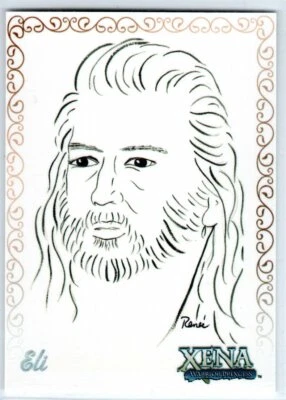 XENA ART & IMAGES RENEE O'CONNOR ART ARTIFEX INSERT TRADING CARD R7 ELI - Image 1 of 2