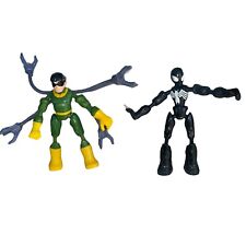 Marvel Bend Flex Black Suit Spider Man Venom Doc Ock Action Figures Hasbro Hero