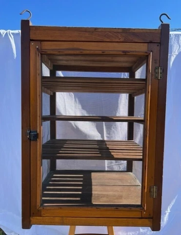 Vintage Hanging Pie Safe Cabinet Cover