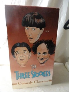 THE THREE STOOGES COMEDY CLASSICS 3 TAPE VHS SET - Picture 1 of 1