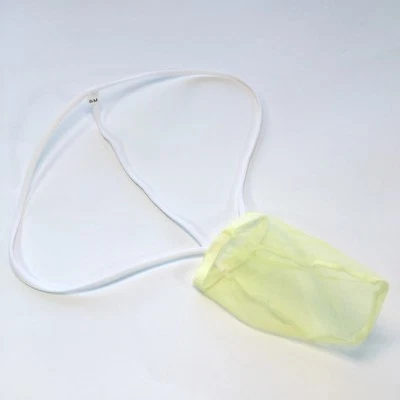 K142 H СЕКСУАЛЬНЫЙ мужчин строки позирования мешок стринги C-thru паук Net больше мешок - Изображение 1 из 4