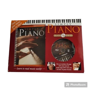 New Piano Lessons DVD and Book Simply Piano Boxed Set - Picture 1 of 3