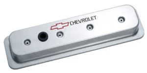 Cubiertas de válvula de aluminio pulidas Proform 141-130 bloque pequeño Chevy Centerbolt alto - Imagen 1 de 1