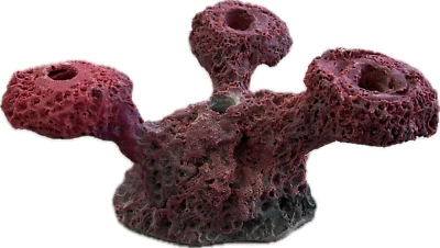 OCEAN AQUARIA Sandbed 4 Hole Tripod Frag Rock for Live Coral