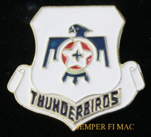US AIR FORCE THUNDERBIRDS LOGO SEAL HAT LAPEL VEST PIN UP VETERAN AIRSHOW GIFT - Picture 1 of 24