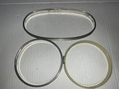 3 Metal Embroidery Quilting Cross Stitching Frame Hoops Oval & Round - Image 1 of 4