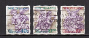 Nouvelle-Zélande 1990 Noël - Christmas - ange 3 timbres oblitérés /TE3520 - Imagen 1 de 1
