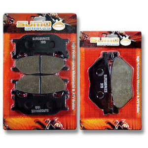 Front and Rear Brake Pads for Yamaha XVS1300CTF 1300 Deluxe 2013-2015
