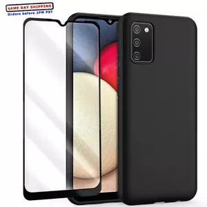 Anti-Scratch Screen Protector+Shockproof TPU Case f Samsung Galaxy A02s SM-A025V - Picture 1 of 1