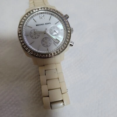 Reloj pulsera Michael Kors cronógrafo para mujer MK 5079 acrílico nuevo murciélago Foto 1 de 4
