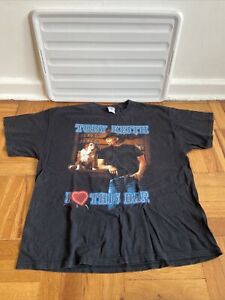 VTG Toby Keith T-Shirt XL Black I Love This Bar Concert Tour T SHIRT FREE SHIP