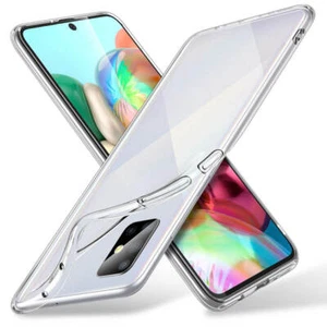 Samsung Galaxy A31 soft silicon transparent clear TPU clear back case - Picture 1 of 4