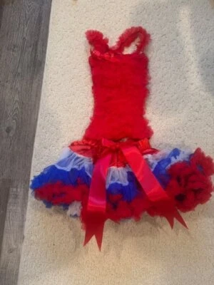 2 Шт девочек ясельного возраста балетной комплект с трубкой бак и тюлевая юбка новый с Ярлыками 18 месяцев - Изображение 1 из 2