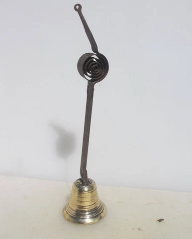 Victorian Brass Bell Ship Boat Old School Door Shop Antique Bronze Door Servant Cover