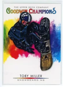 2021 Oberdeck Goodwin #134 TOBY MILLER Snowboarding SP FARBE SPLASH SHORTPRINT - Bild 1 von 1