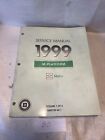 1999 Chevy Geo Metro OEM Factory Service Shop Manual Volume 1 Repair Book