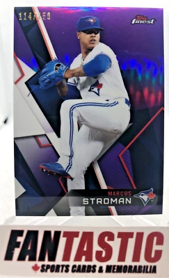 Marcus Stroman #34 PURPLE /250 2018 Topps Finest Toronto Blue Jays - Image 1 of 2