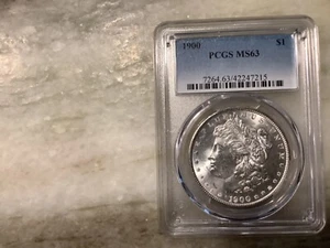 1900-P Silver Morgan Dollar MS63 - Picture 1 of 2