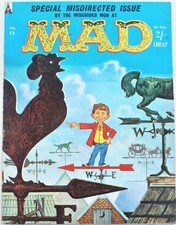 MAD Magazine 13 a vfn 1961 UK edition Classic Misdirected Cover by Kelly Freas