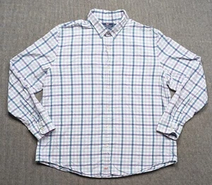 Vineyard Vines Murray Shirt SZ XL Slim Fit Mens Pink Blue Check Long Sleeve - Picture 1 of 6