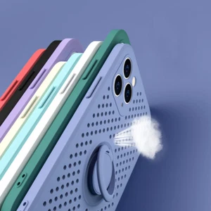 Liquid Silicone Heat Dissipation Case For iPhone 12 11 Pro Max X XS XR 7 8 Cover - Picture 1 of 18