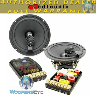 CDT AUDIO ES-62i BRAXIAL 6.5" 2-WAY EUROSPORT COAXIAL SPEAKERS W/ ES-6 (ES-63)