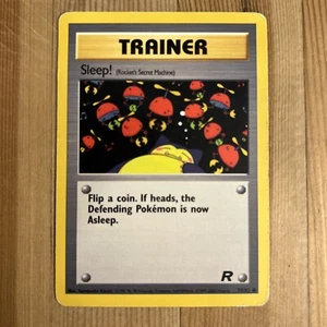 Pokemon TCG: Sleep! 79/82 Team Rocket Unlimited WOTC - HP - Picture 1 of 2