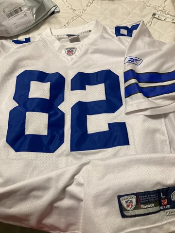 Jason Witten Reebok white  sewn Dallas Cowboys  football jersey Adult  Large Cover