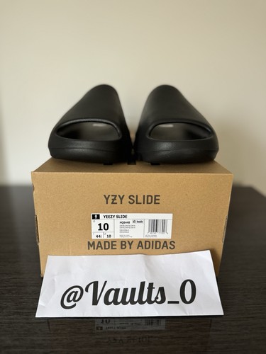 Adidas Yeezy Slide Onyx (HQ6448) Men's Size 10 (100% Authentic With Receipt)