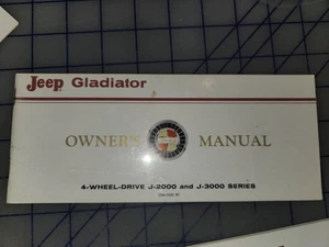 1968 1969 Jeep Gladiator Owners Manual Original - Picture 1 of 1