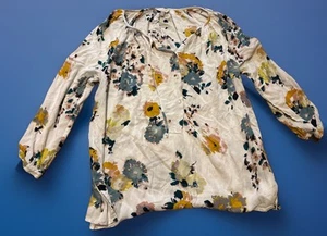 Lucky Brand Boho Floral Blouse Top Size 1X(L1) - Picture 1 of 10