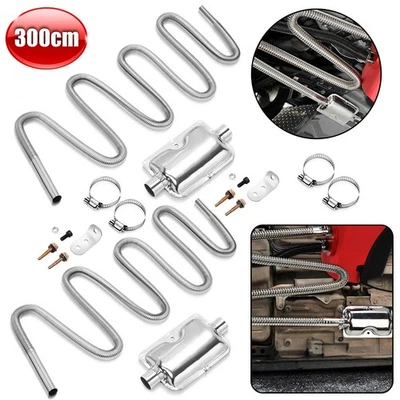 Abgasschlauch 200cm / 300cm Abgasrohr Rohr Exhaust Schalldämpfer φ25mm - Bild 1 von 4