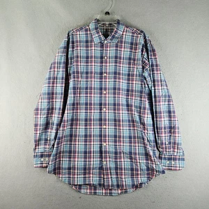 Camisa Peter Millar Para Hombre Grande Azul Cuadros Colección Mar Básica Abotonada - Imagen 1 de 11
