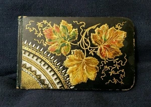 Antique 1883-86 School Autograph Book Chas.Ridlon,Bryant's Pond (Woodstock)Maine - Picture 1 of 7
