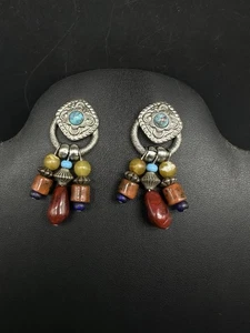 Robert Rose Boho Multicolor Dangle Drop Earrings - Picture 1 of 8