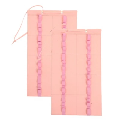  2 Pcs Martial Arts Equipment Storage Bag Karate Belt Display Rack 12 Organizer - Image 1 of 4