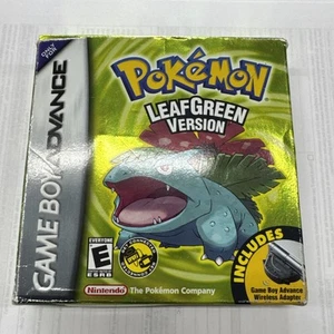 Pokemon: Leaf Green Version (Game Boy Advance, 2004) COMPLETE IN BOX - Picture 1 of 16