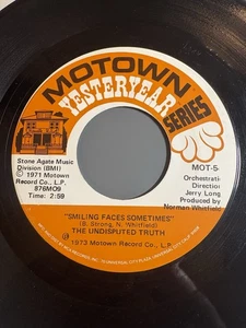 The Undisputed Truth "Smiling Faces Sometimes" 45 MOTOWN (RE) 70s Soul in EX+ - Picture 1 of 2