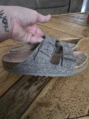 Arizona Remache 2 Hebilla Correa Gris Lana Fieltro Alemania Italia Talla 38 245 L7 M5 Foto 1 de 4